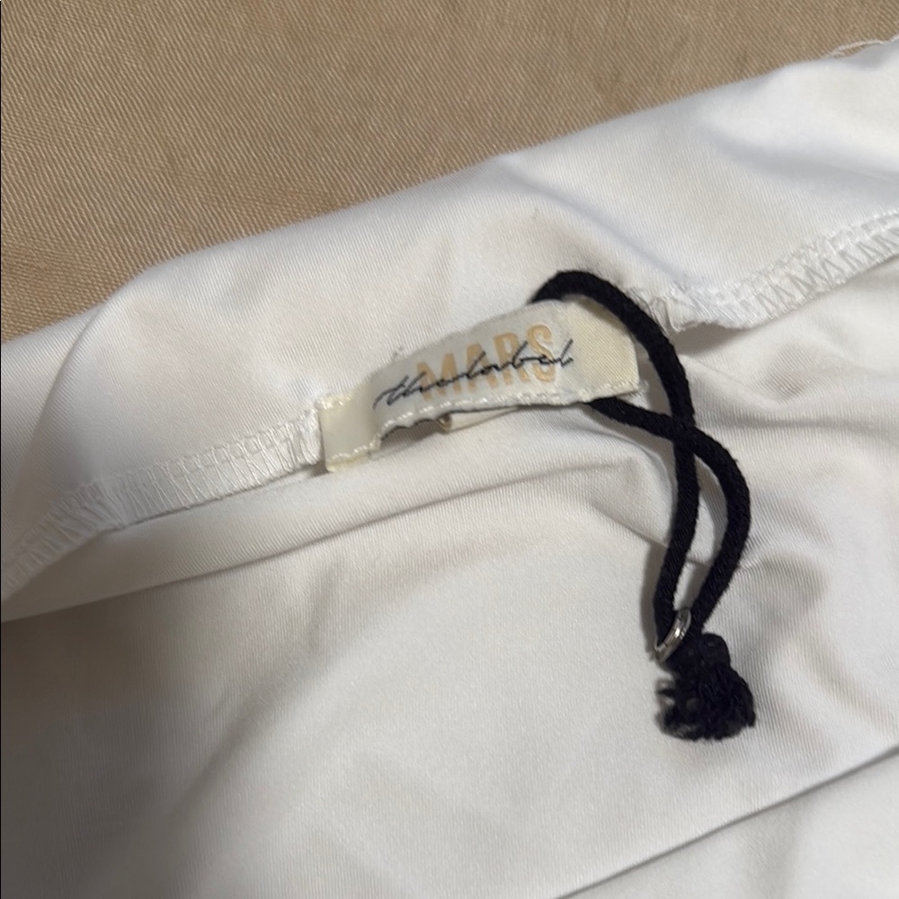 White Ruched Top - Picture 3 of 3